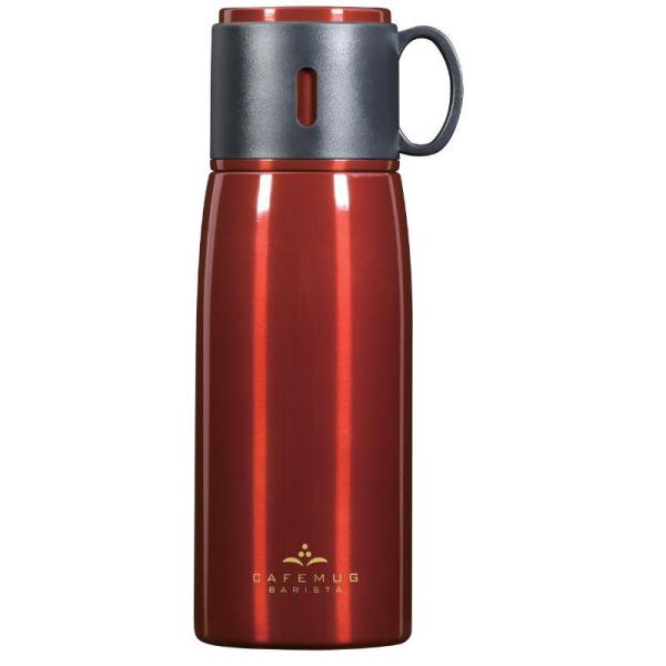 パール金属 カフェマグ バリスタ コップ付ボトル 500 コーヒーチェリー HC-0528