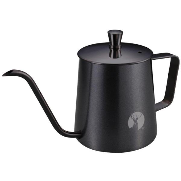 キャプテンスタッグ アルゴ 珈琲ドリップ ケットル CH11012 350 ブラック UW-3545