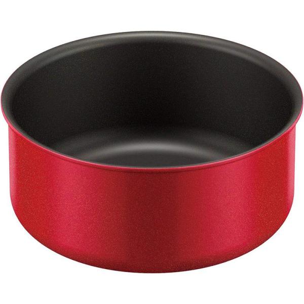 サーモス 取っ手のとれる鍋 デュラブルシリーズ 18cm レッド KOA-018