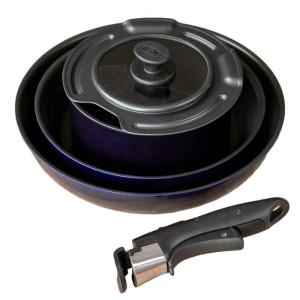 THERMOS（サーモス） 取っ手のとれるフライパン5点セットEA ガス火専用