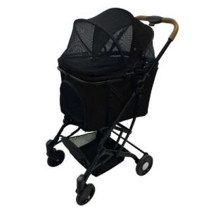 wanyanya 2wayペットカート ブラウン 犬用 ペットキャリー バギー