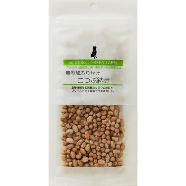 アニマライフペットケア スマートドッグ グリーンラベル 無添加ふりかけこつぶ納豆 30g