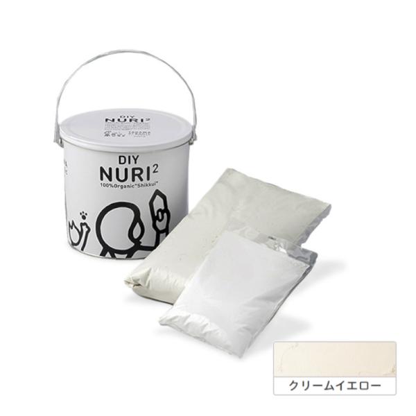 田川産業 NURI2 5kg クリームイエロー DYI漆喰（しっくい）屋内用
