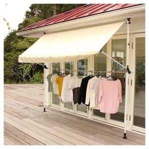 【新品】物干竿付きオーニングⅣ　3M TAN-900-30A（BR） Living out 物干し竿付きオーニング4 TAN-900-30A(BR)3m