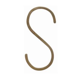クレエ S字フック アイアン M アンティーク調 ゴールド