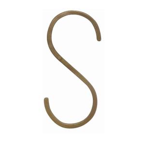 クレエ S字フック アイアン L アンティーク調 ゴールド