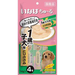 いなば ちゅーる 1歳までの子犬用 とりささみ 14g×4P ちゅ〜る