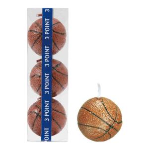 カメヤマキャンドル キャンドル ろうそく 誕生日 バスケットボール 3個入り