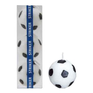 カメヤマキャンドル キャンドル ろうそく 誕生日 サッカーボール 3個入り