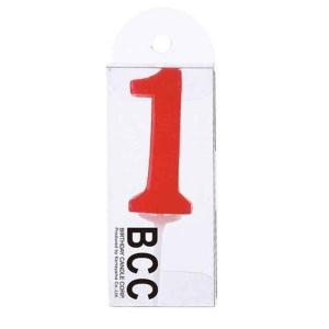 カメヤマキャンドル ナンバーキャンドル ろうそく 数字 パステル 1番