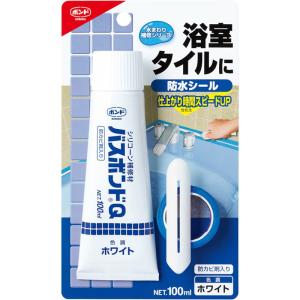 シリコーン補修材 バスボンドQ ホワイト 100ml コニシ (#05025)