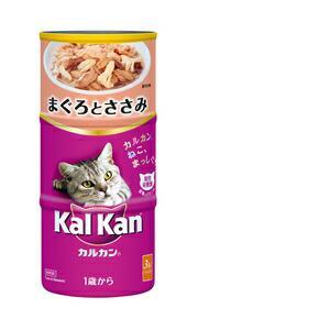 カルカン ハンディ缶 まぐろ・ささみ入り 1歳から ( 160g*3缶