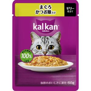 マースジャパンリミテッド カルカンパウチ まぐろ かつお節入り 60g