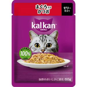 マースジャパンリミテッド カルカンパウチ まぐろ入りかつお 60g