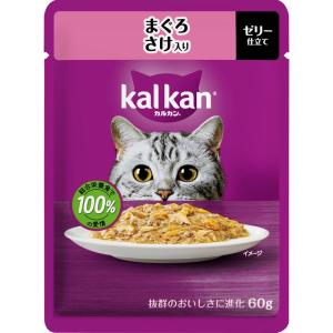 マースジャパンリミテッド カルカンパウチ まぐろ さけ入り 60g