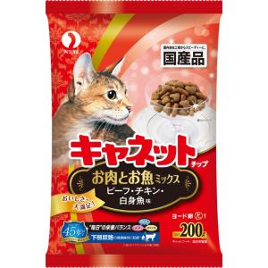 キャネット キャネットチップ お肉とお魚 200g ペットライン