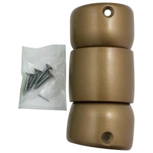 ECLE エクレ 出隅ブラケット Φ35 ブラウン ＜10個セット＞ EL-604