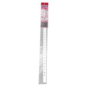 ステンレス棚支柱 白 全長455mm WAKI(和気産業) (WKT-455W)