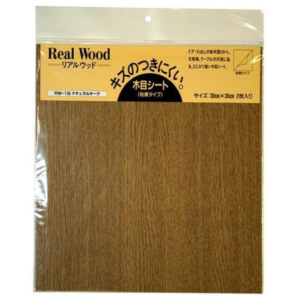 WAKI Real Wood（リアルウッド） ナチュラルオーク 30X30cm 2枚入り