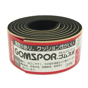 ゴムスポンジロール 粘着 30mm×1m×3mm 黒 イノアック (N14-330MT)