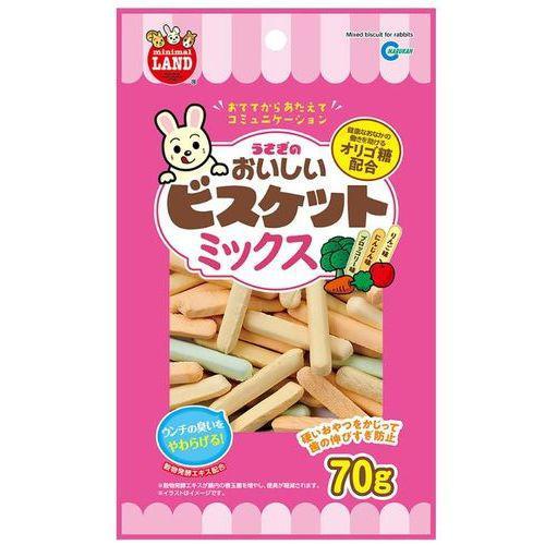 ミニマルランド うさぎのおいしいビスケット ミックス 70g マルカン