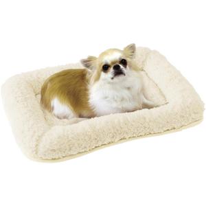 マルカン 犬 猫 冬 マット 温活 保温 手洗い 蓄熱 アルパカ風 ベッド Ｍ バニラ