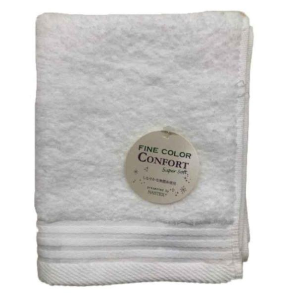 ナストーコーポレーション フェイスタオル コンフォート 34×80cm ホワイト