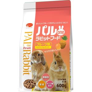 日本ペットフード小動物事業部 小動物 小動物フードの主食 パルｏｎｅラビットフードフルーツ味 ６００ｇ ペット用品｜hcvalor