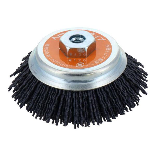 建工快速 スーパーカップブラシmini エヌグリット線 #120 95mm