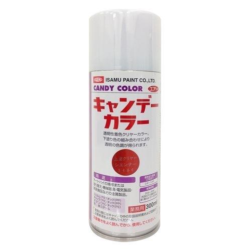 イサムエアゾール キャンデーカラー上塗 クリヤーシェンナー 300ml