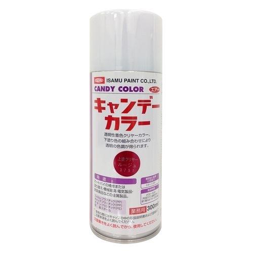 イサムエアゾール キャンデーカラー上塗 クリヤールージュ 300ml