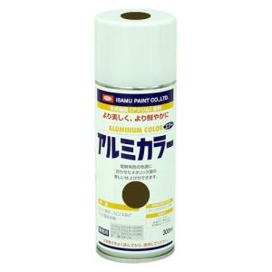 イサムエアゾール アルミカラースプレー カラー4 ダークブロンズ 300ml