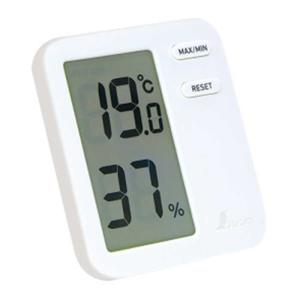 シンワ デジタル温湿度計HomeA白 73044 [大工道具 測定具 クレセル・MT・温度計]｜hcvalor