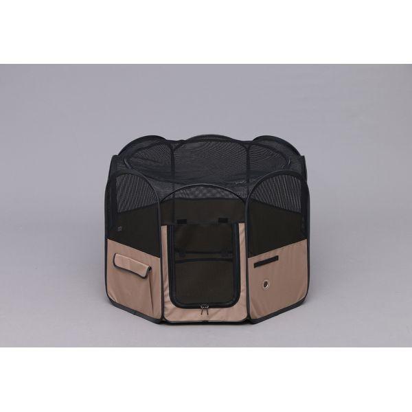 アイリスオーヤマ 折りたたみソフトサークルMサイズ ブラウン POTS-920A