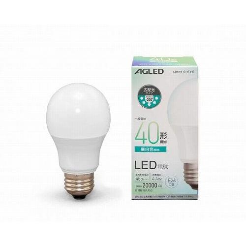 アイリスオーヤマ LED電球 E26 広配光 40形相当 昼白色 LDA4N-G-4T6-E