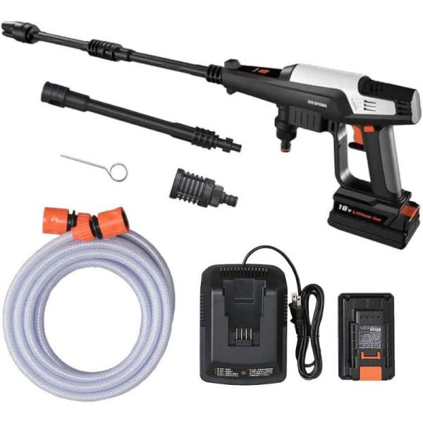 [即納在庫品]  アイリスオーヤマ 高圧洗浄機 コードレス 充電式 ハンディウォッシャー JHW-2...