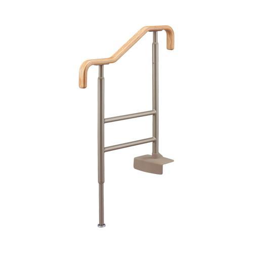 安寿 上がりかまち用手すり SM-650L L型 / 531-054 ライトブラウン アロン化成 (...