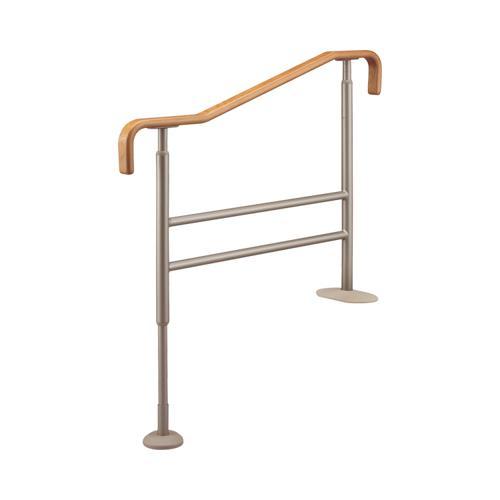 安寿 上がりかまち用手すり SM-950F F型 / 531-068 ライトブラウン アロン化成 (...