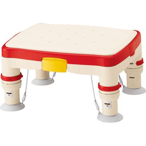 安寿 高さ調節付浴槽台R“かるぴったん”標準 ソフトクッションタイプ / 536-482 レッド ア...