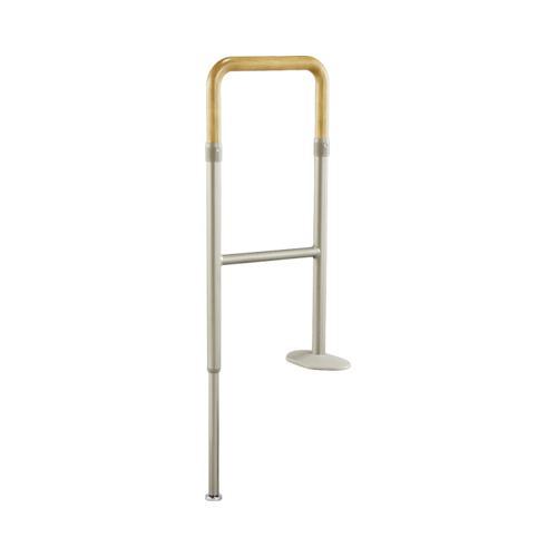 安寿 上がりかまち用手すり KM-300F F型 / 531-088 ライトブラウン アロン化成 (...