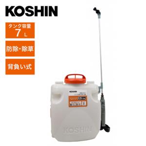 電動噴霧器⭐️10L 小型 低騒音 除草 消毒 園芸 掃除 背負える 連続噴霧 工進（KOSHIN） [即納在庫品] 背負式手動噴霧器 RW-10 10Lタンク