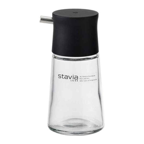 リス 醤油差し ガラス 80ml スタビアリュクス 調味料入れ ブラック