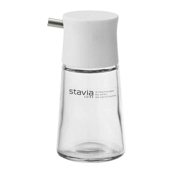 リス 醤油差し ガラス 80ml スタビアリュクス 調味料入れ ホワイト