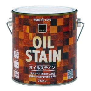 ニッペ(Nippe) ペンキ 塗料 油性 オイルステイン Sエボニーブラック 750ml WOODLOVE 着色剤 木部塗料 ニッペホームプロダクツ