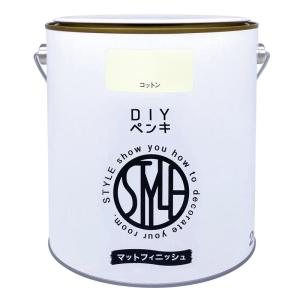 ニッペ(Nippe) ペンキ 塗料 水性 DIYペンキ マットフィニッシュ コットン 2kg ニッペホームプロダクツ