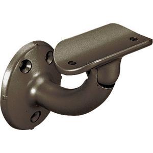 φ35 首振ブラケット横型 / 040-1025 ブラウン BD-04B マツ六 住宅改修/手すり/...