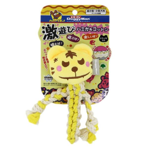 ドギーマン(Doggy Man) 激遊びハミガキコットン とらっち SS ドギーマンハヤシ