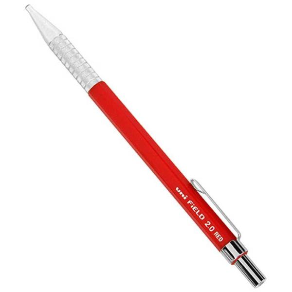 UNI 2ミリ芯シャープ赤 M207001P．15
