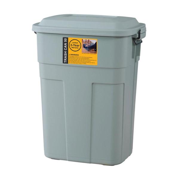 ゴミ箱 ふた付き ダストボックス おしゃれ グリーン トラッシュカン 50L LFS-936GR 東...