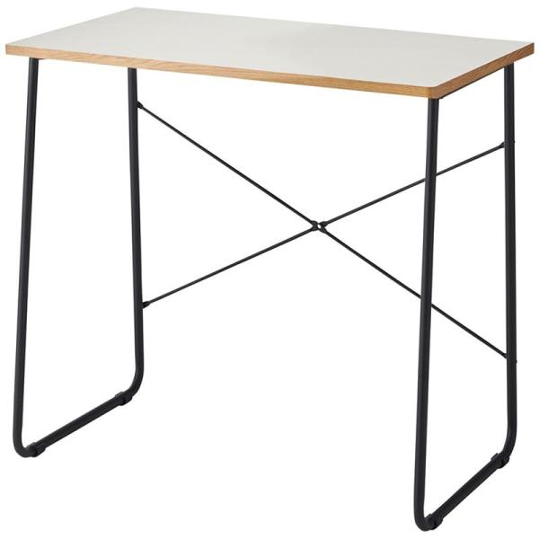 東谷 デスク机 テーブル ホワイト 幅80cm END-401WH